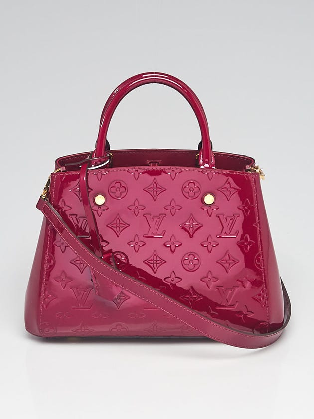 Louis Vuitton Magenta Monogram Vernis Montaigne BB Bag