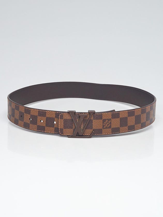 Louis Vuitton Damier Coated Canvas LV Initiales Belt Size 85/34