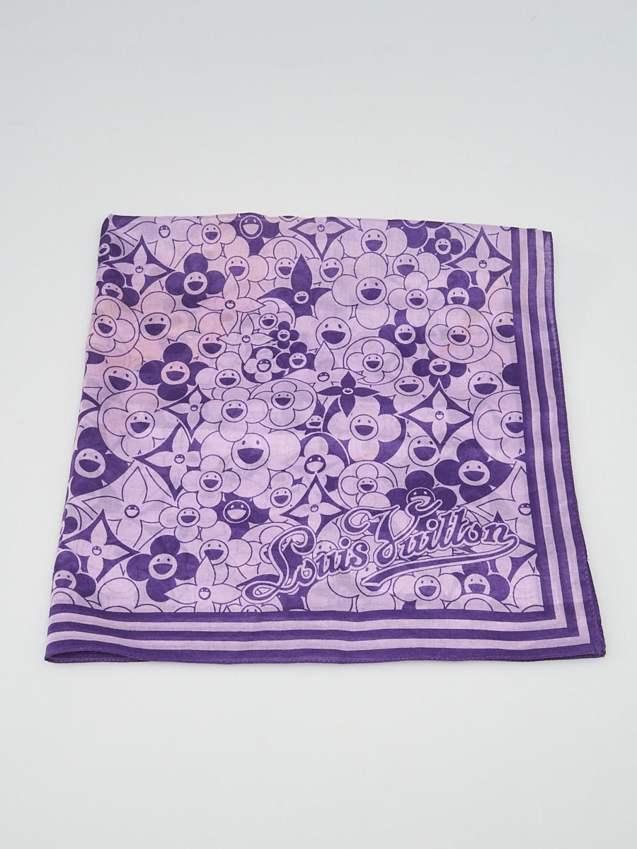 Louis Vuitton Purple Cotton Takashi Murakami Cosmic Blossom