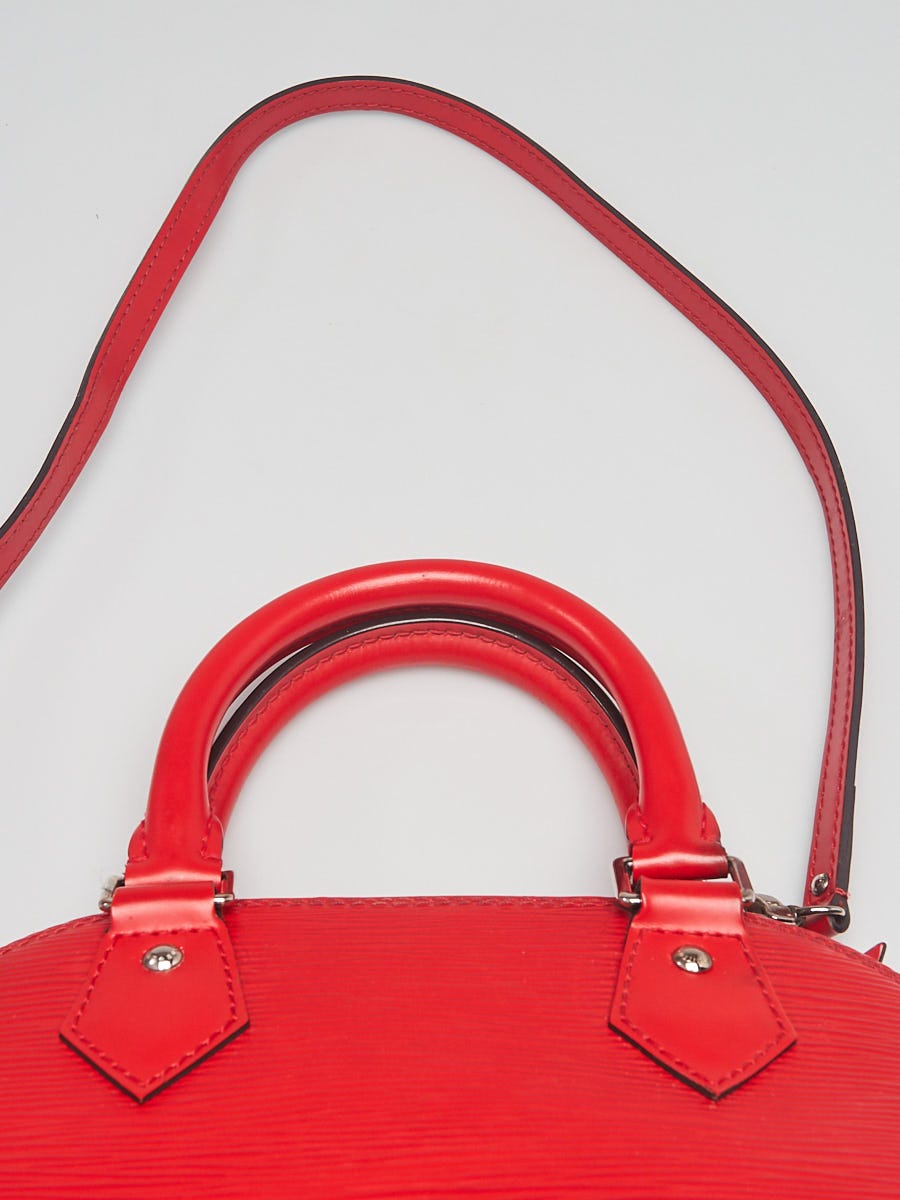Louis Vuitton Coquelicot Epi Leather Petit Malle Bag - Yoogi's Closet