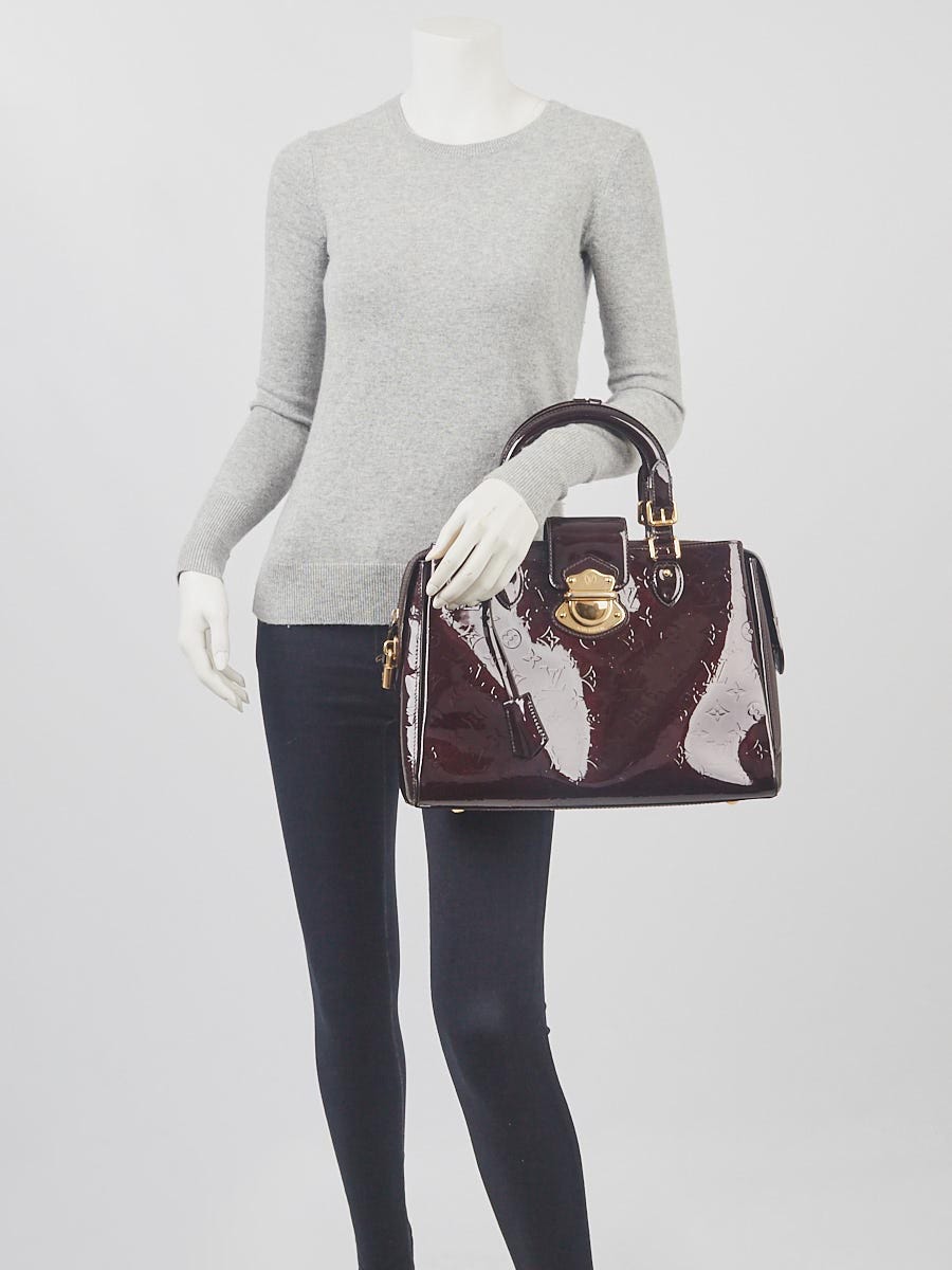 Louis Vuitton Melrose Avenue Bag in Amarante Vernis