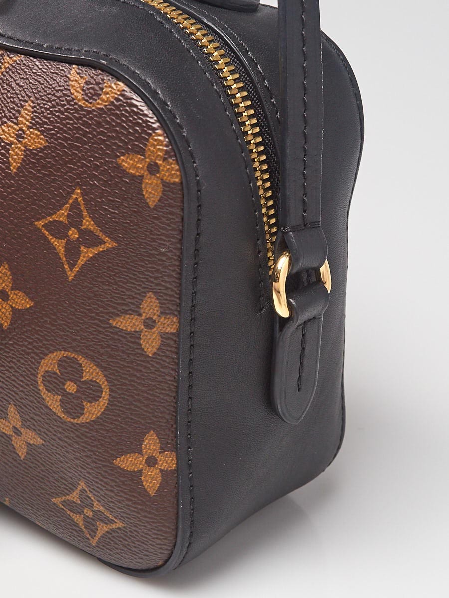 Louis Vuitton Black Monogram Canvas Saintonge Crossbody Bag