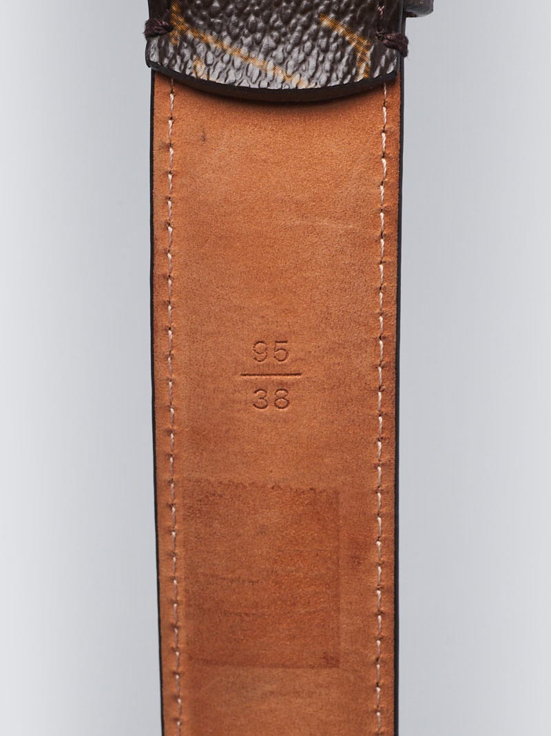 Louis Vuitton Monogram Canvas Ellipse Belt Size 95 - Yoogi's Closet