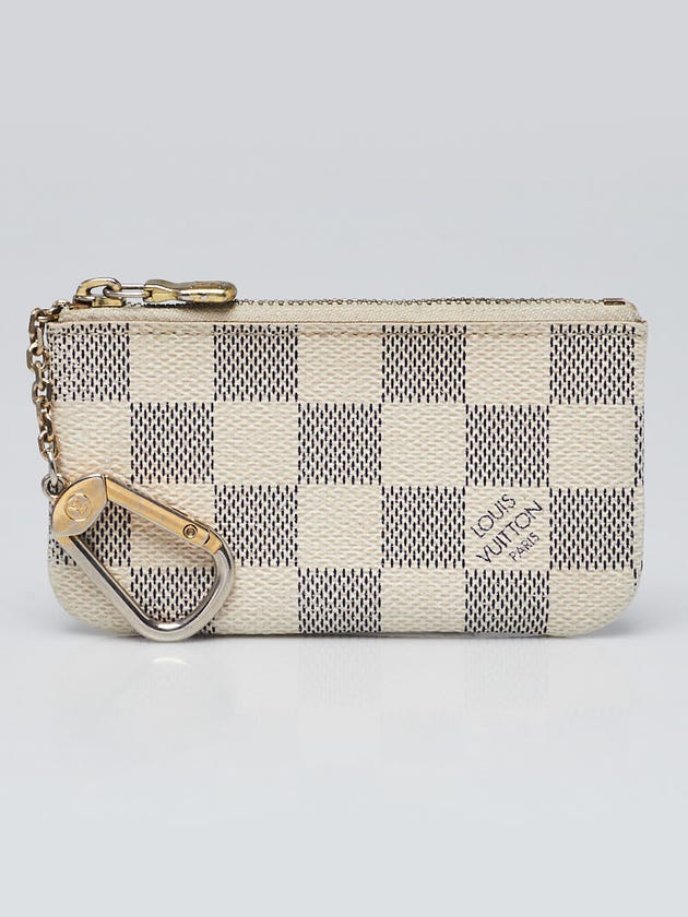 Louis Vuitton Damier Azur Canvas Pochette Cles Key Pouch