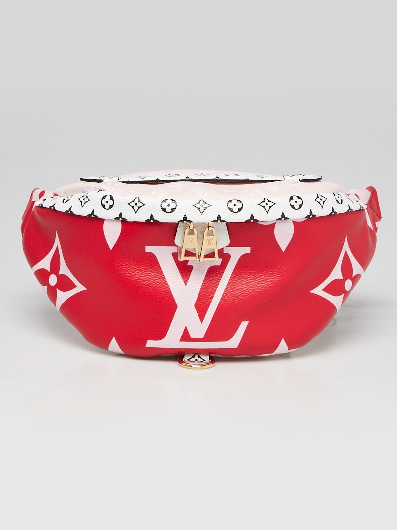 Louis Vuitton Bumbag Monogram Giant Red/Pink in Coated Canvas with