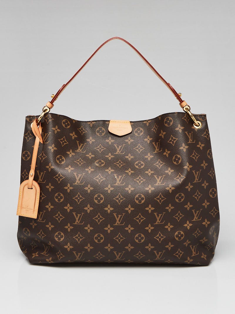 Gorgeous Authentic Louis Vuitton Monogram Graceful MM Hobo Bag