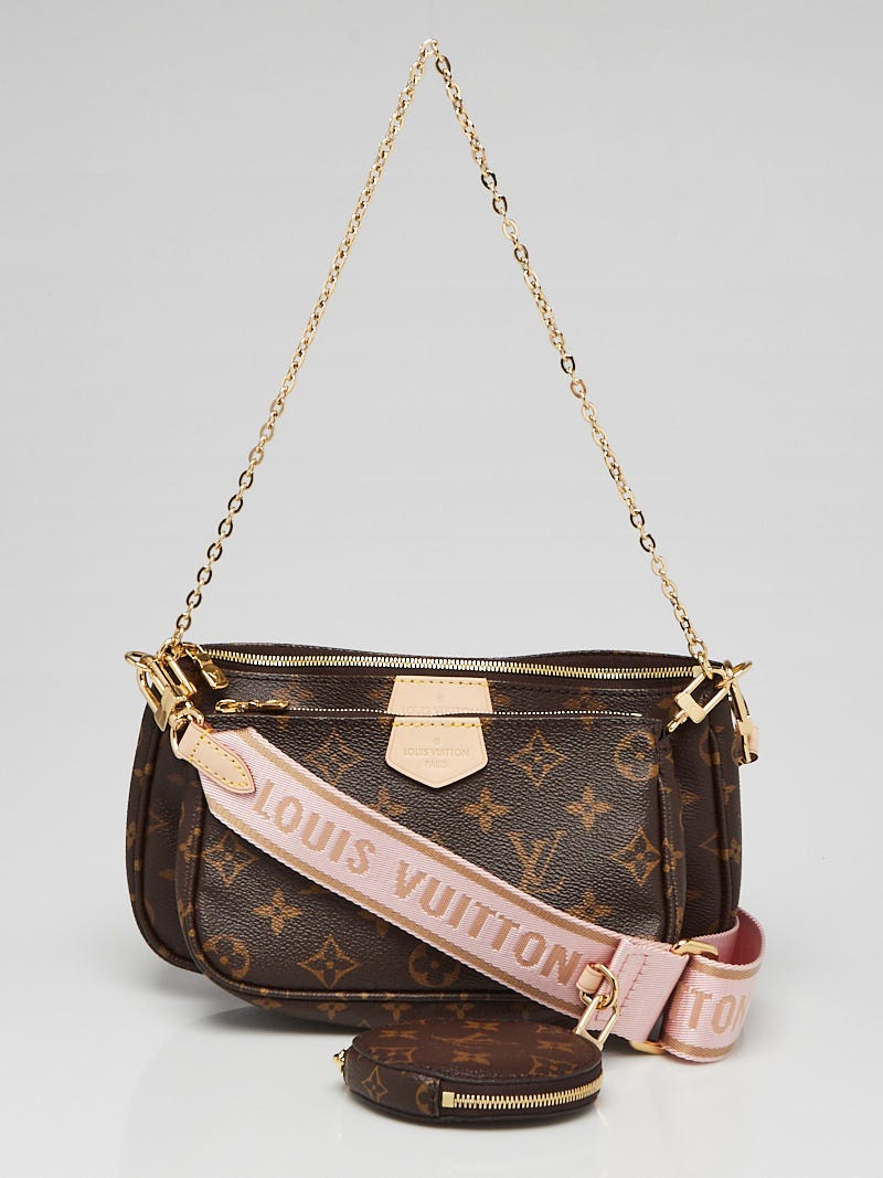 Louis Vuitton Rose Clair Monogram Canvas Multi-Pochette Accessories Bag