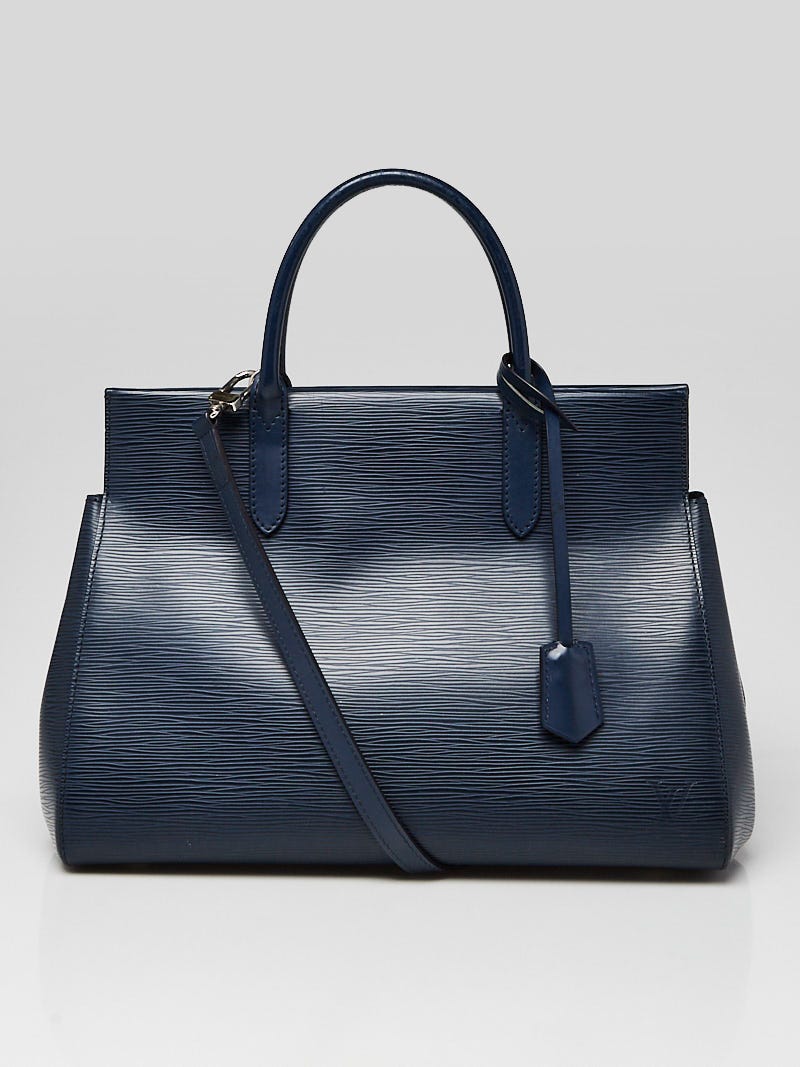 Louis Vuitton Indigo Epi Leather Marly MM Bag - Yoogi's Closet