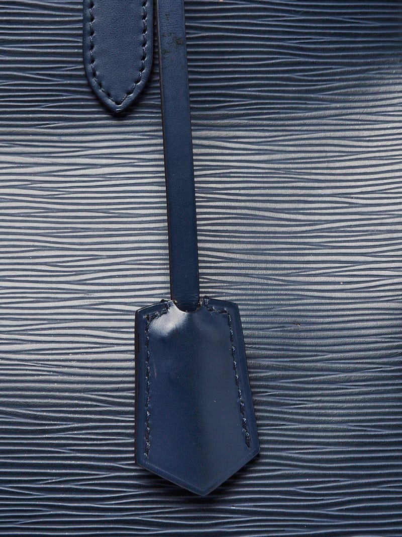 Louis Vuitton Louis Vuitton Alma Blue Navy Epi Leather Silver