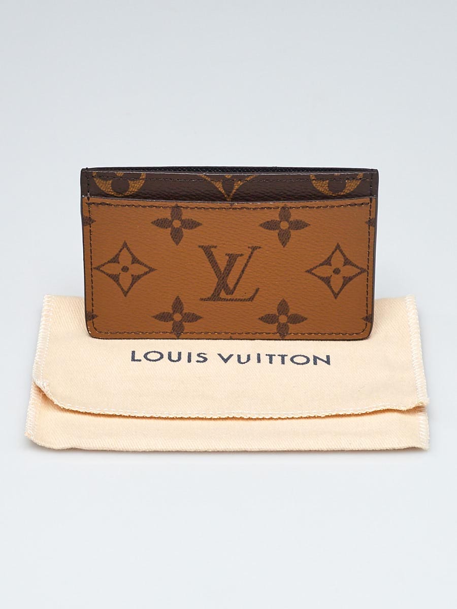 REVIEW Louis Vuitton Card Holder Monogram Reverse Canvas 