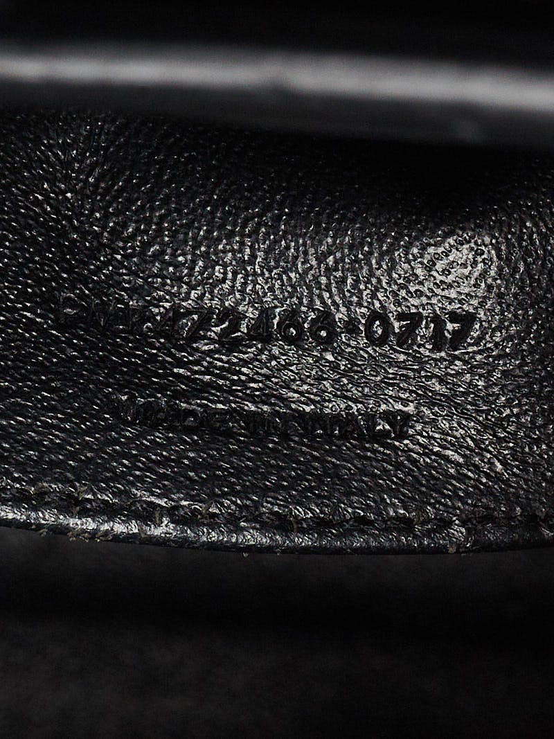 Yves Saint Laurent Black Smooth Calfskin Leather Baby Monogram Cabas Bag -  Yoogi's Closet