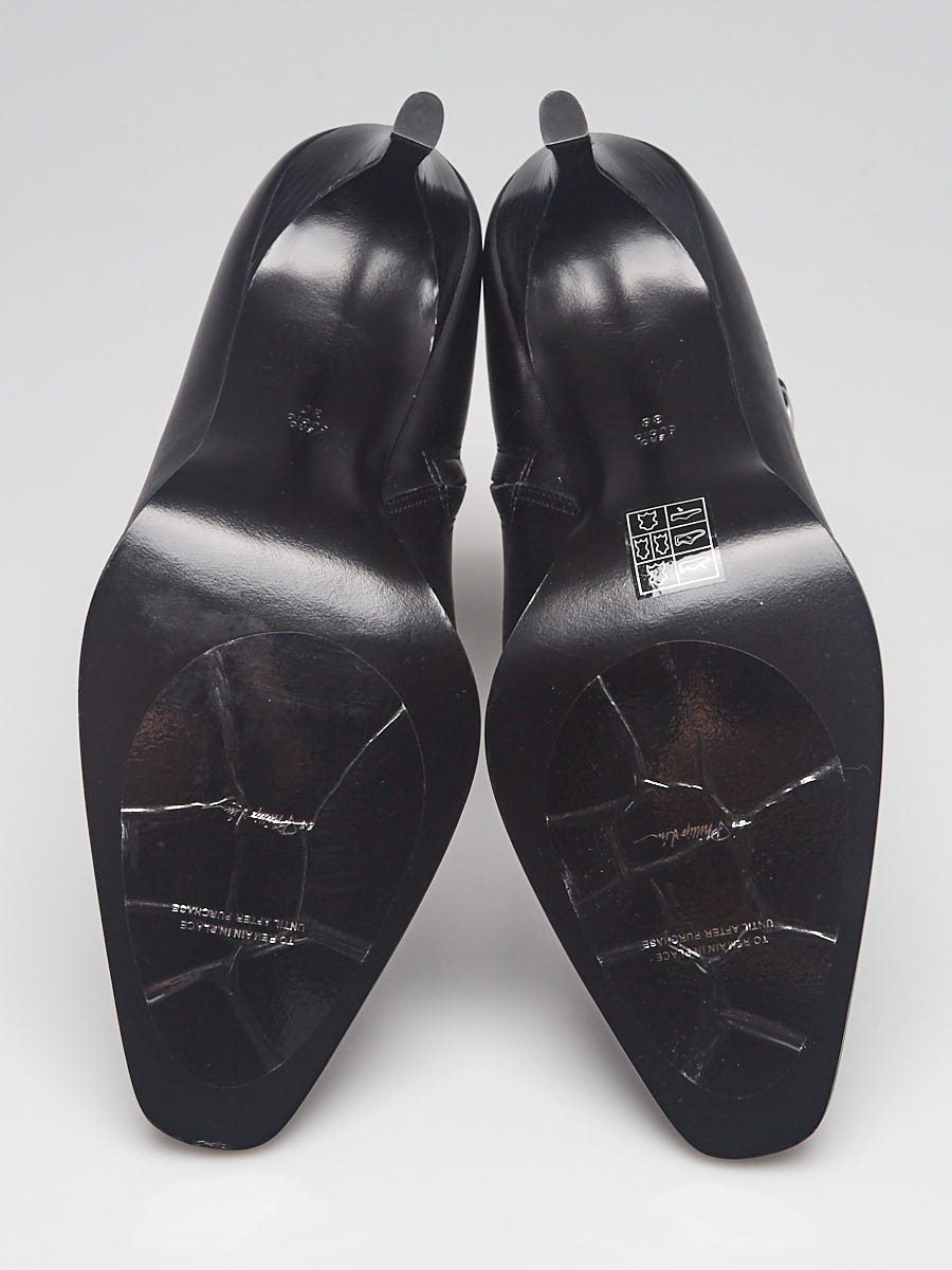3.1 Phillip Lim Black Leather Ankle Boots Size 7.5/38