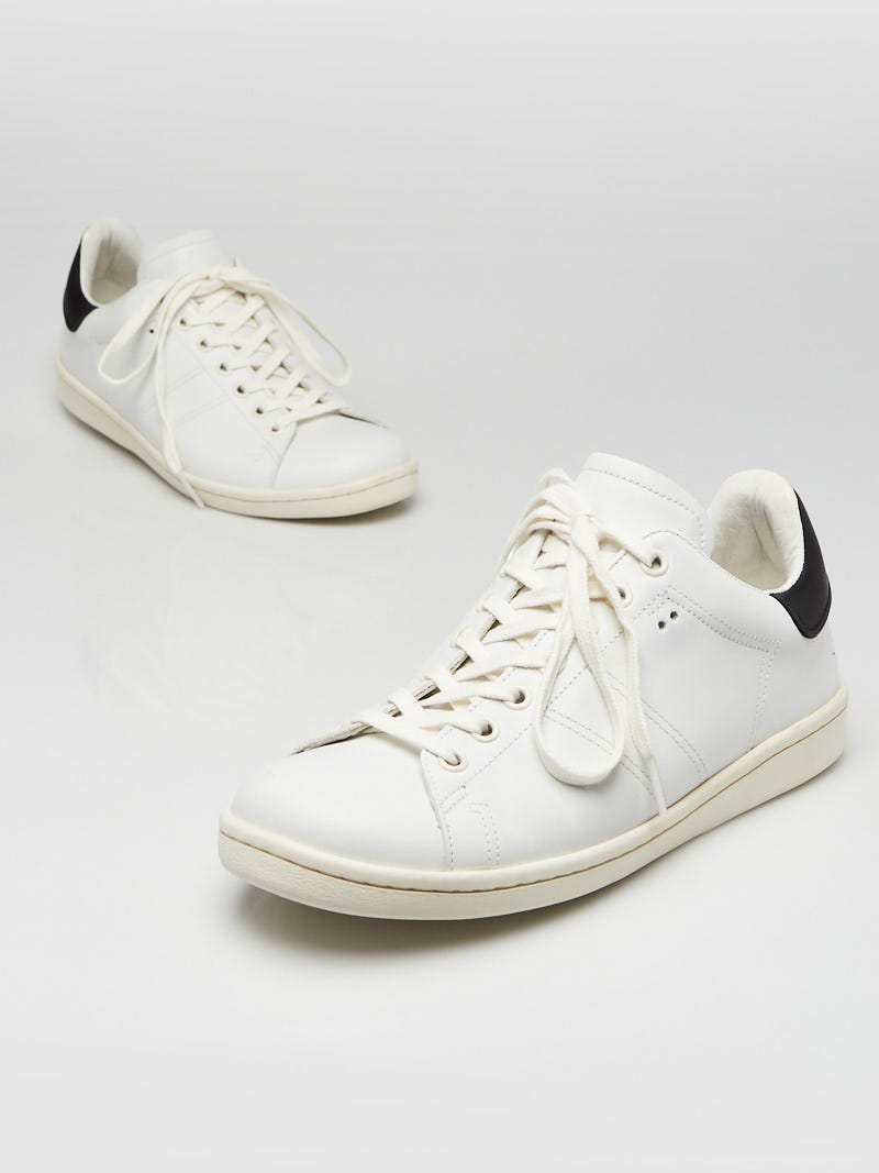 Isabel Marant White Bart Low-Top Sneakers 7.5/38 - Yoogi's Closet