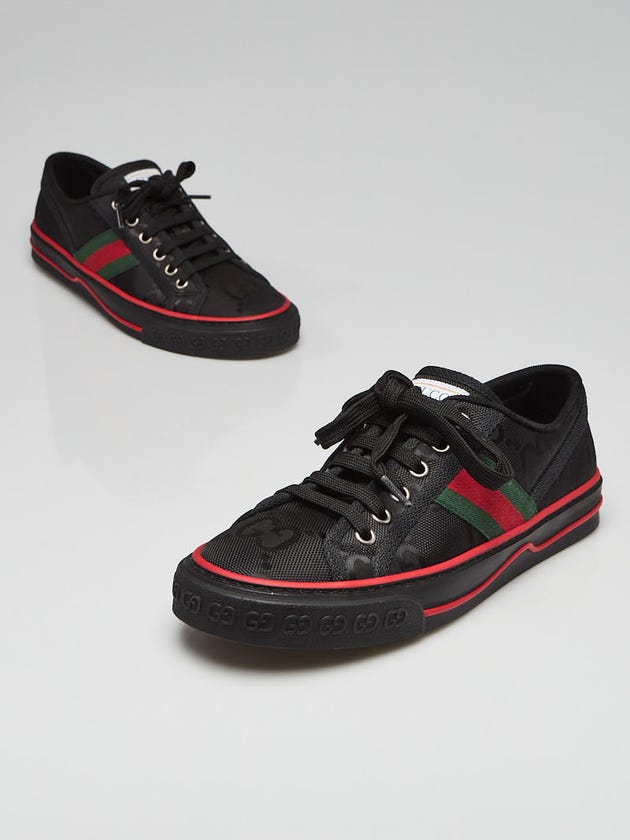 Gucci Black GG Canvas Off The Grid Low Top Sneakers Size 6.5/37