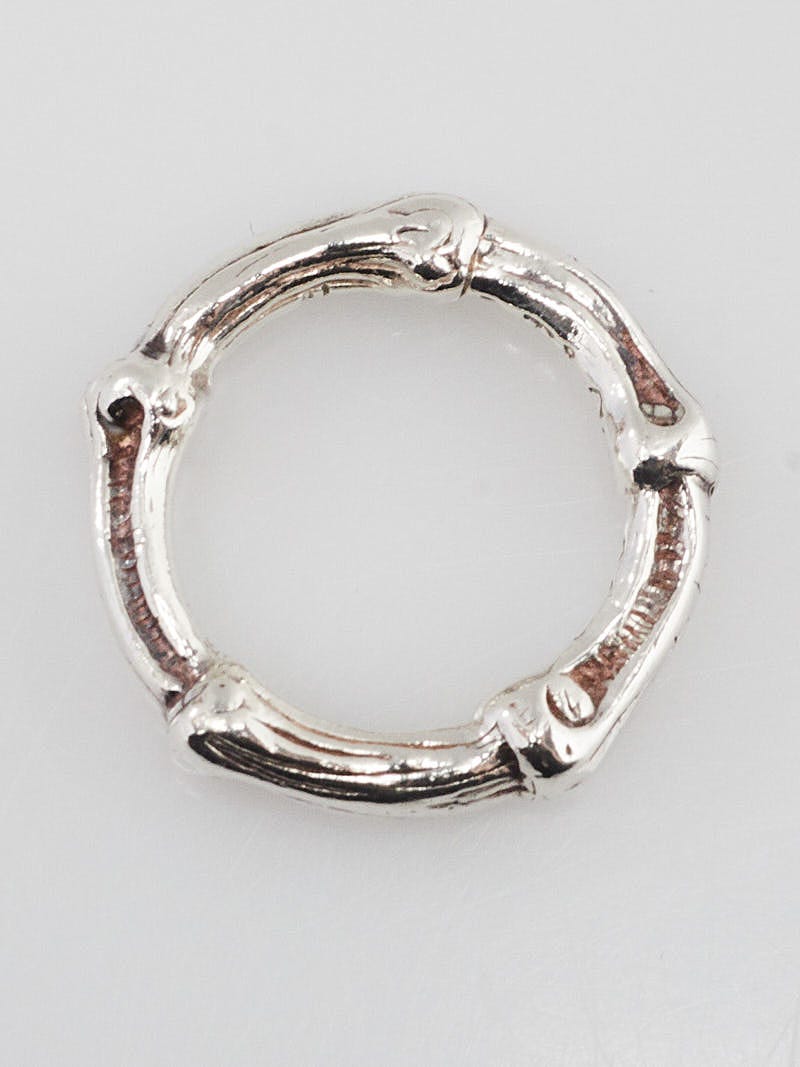 Tiffany & Co. Sterling Silver Bamboo Ring Size 4.75 Tiffany & Co. Sterling Silver Bamboo Ring Size 4.75