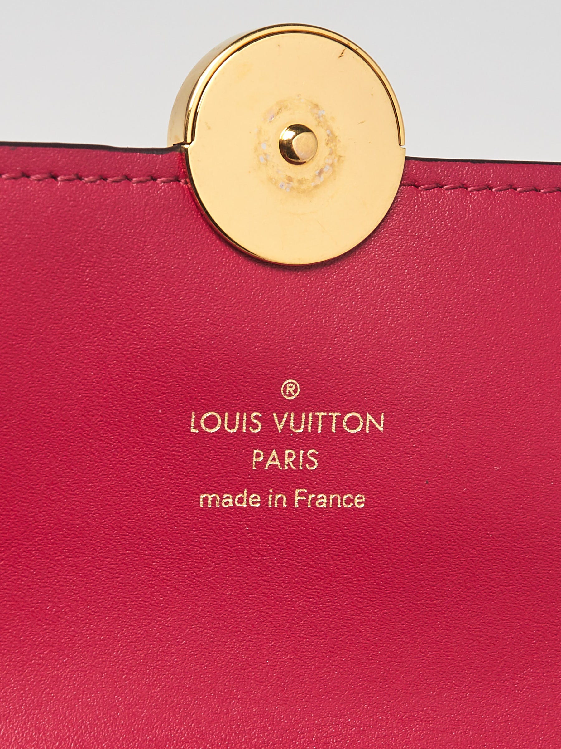 Louis Vuitton Fuchsia Monogram Canvas Flore Chain Wallet Bag