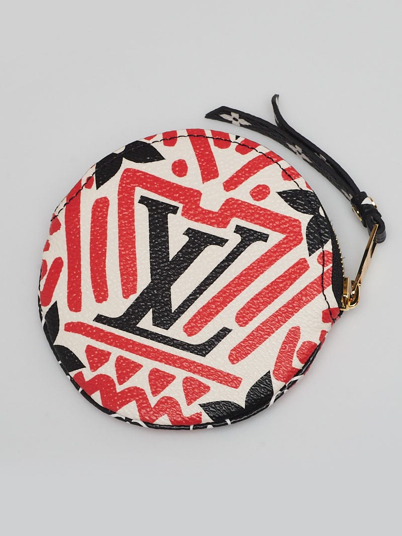 Louis Vuitton Crafty Round Coin Purse Cream/Red in Monogram Giant Coated  Canvas with Gold-tone - US