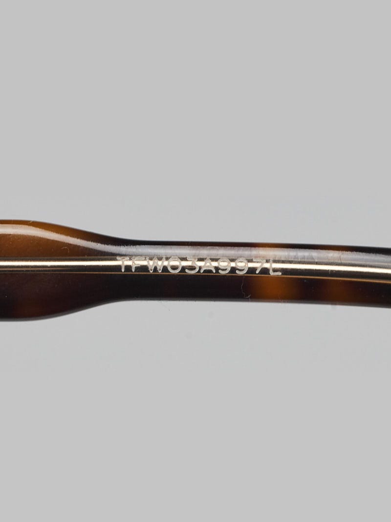 Gucci Tortoise Shell Acetate Frame Brow Bar Sunglasses