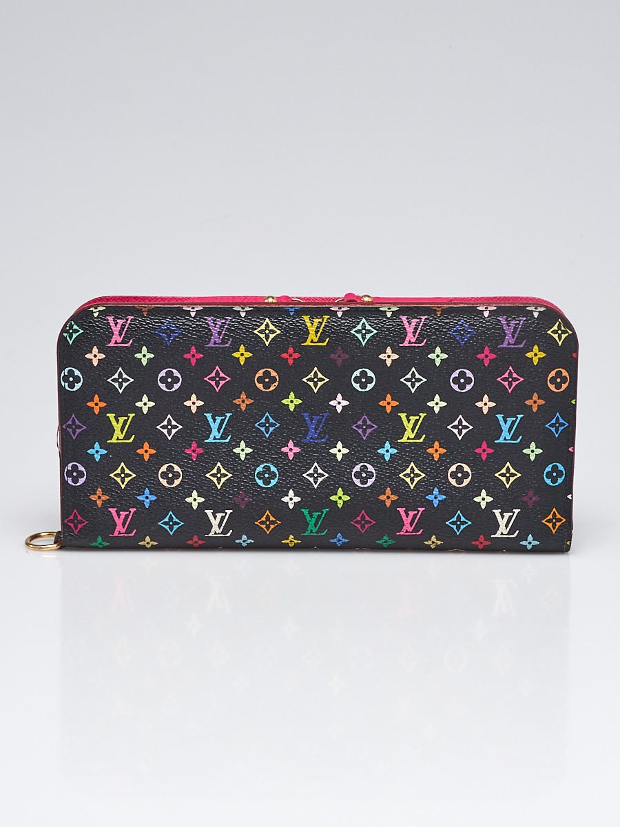 Louis Vuitton Black Monogram Multicolore Insolite Wallet - Yoogi's Closet
