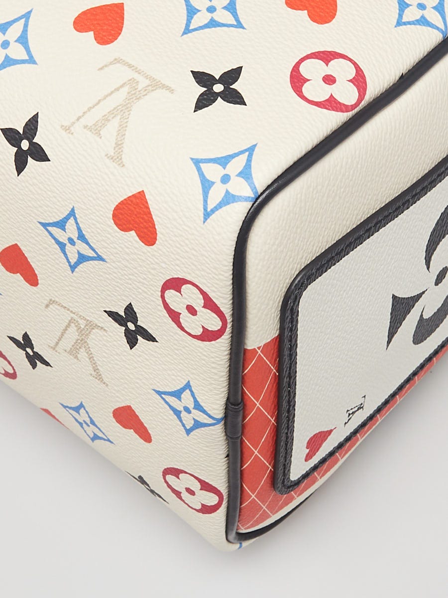 Louis Vuitton White Multicolor Monogram Canvas Game On Speedy 25  Bandouliere Bag - Yoogi's Closet