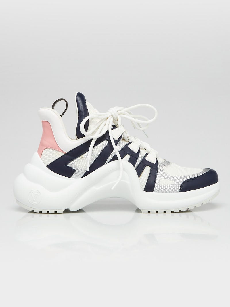 Louis Vuitton Archlight Black & Pink & White Sneakers