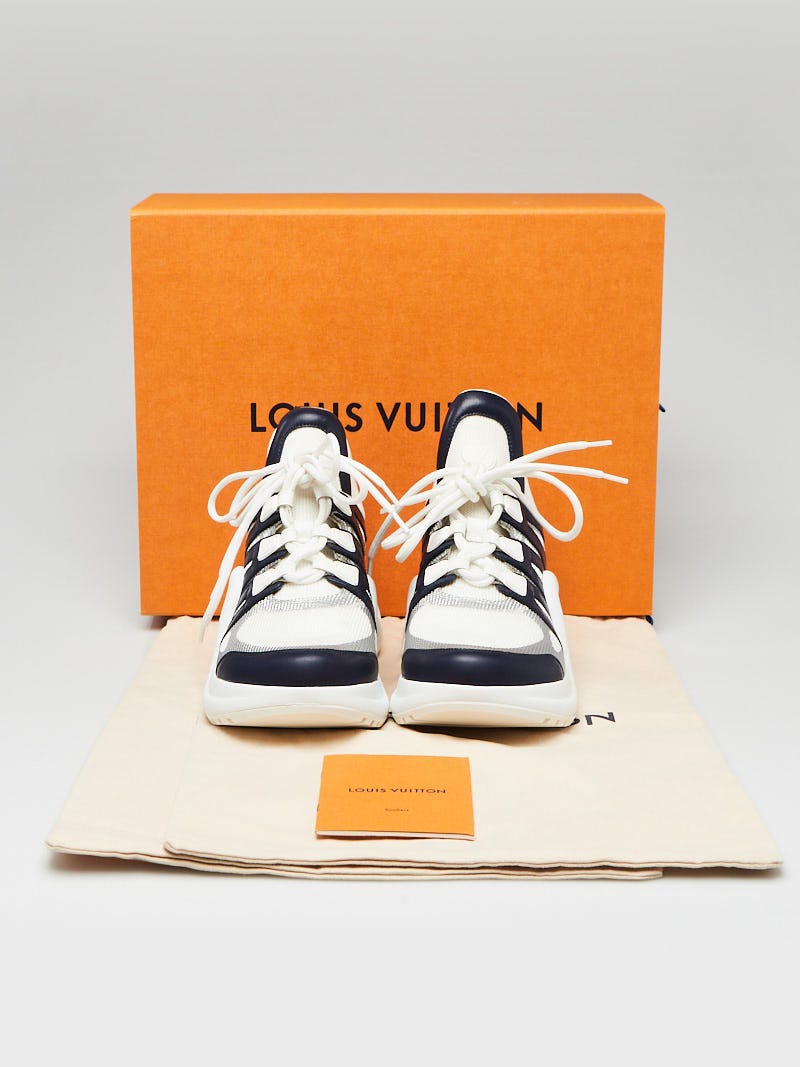 LOUIS VUITTON Technical Fabric LV Archlight Sneaker 42 Blue 626759