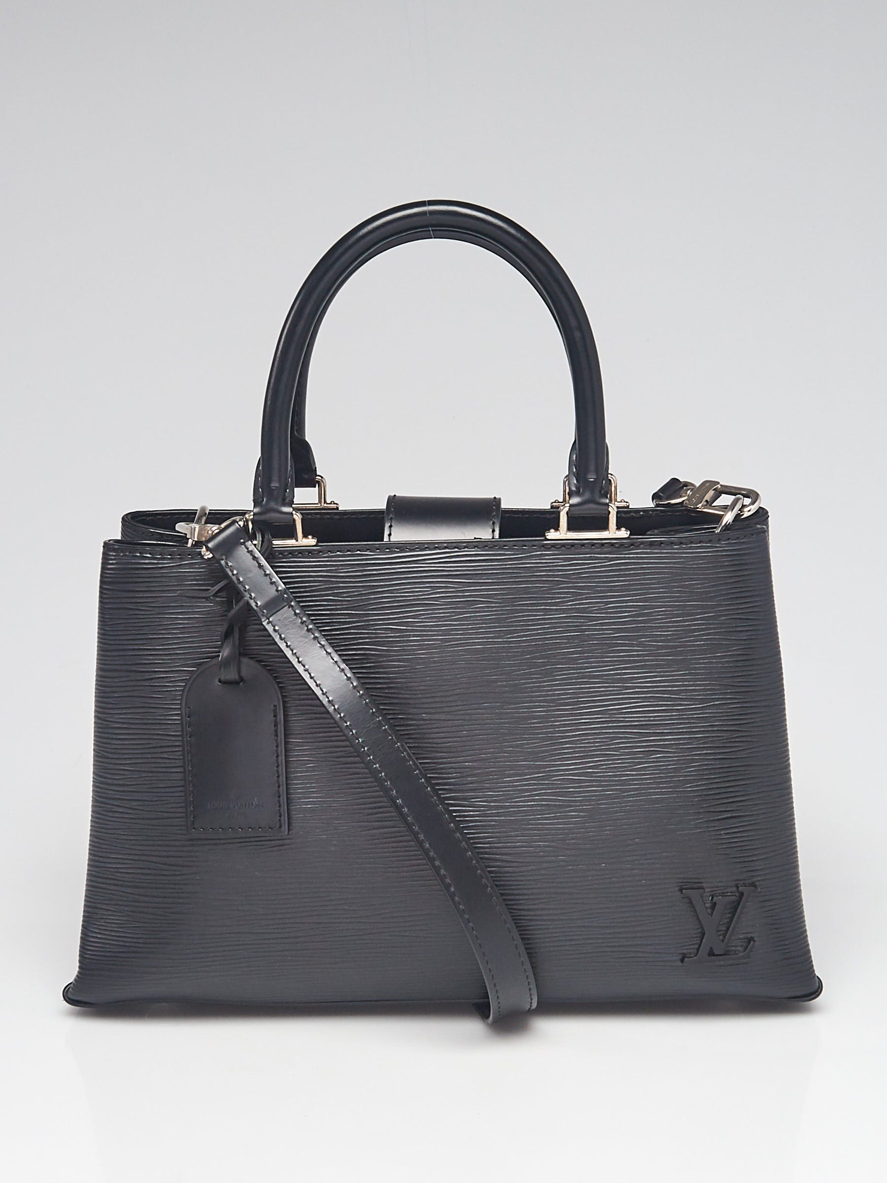 LOUIS VUITTON Kleber PM Epi Leather Shoulder Bag Black-US