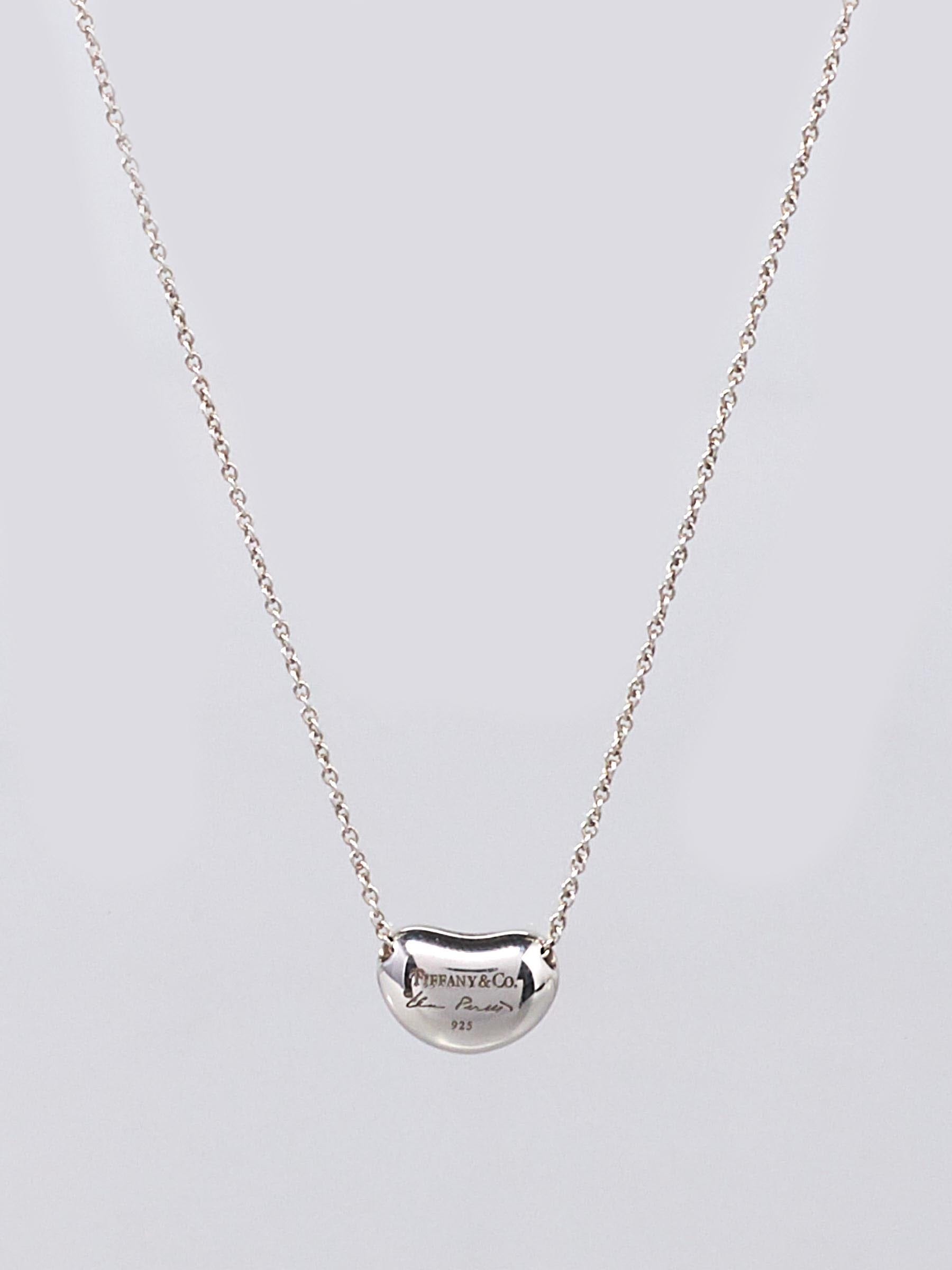 Tiffany & Co ELSA PERETTI ビーン ペンダント【ランクA】 Elsa Peretti® Bean® design Pendant in Yellow Gold, 50 mm
