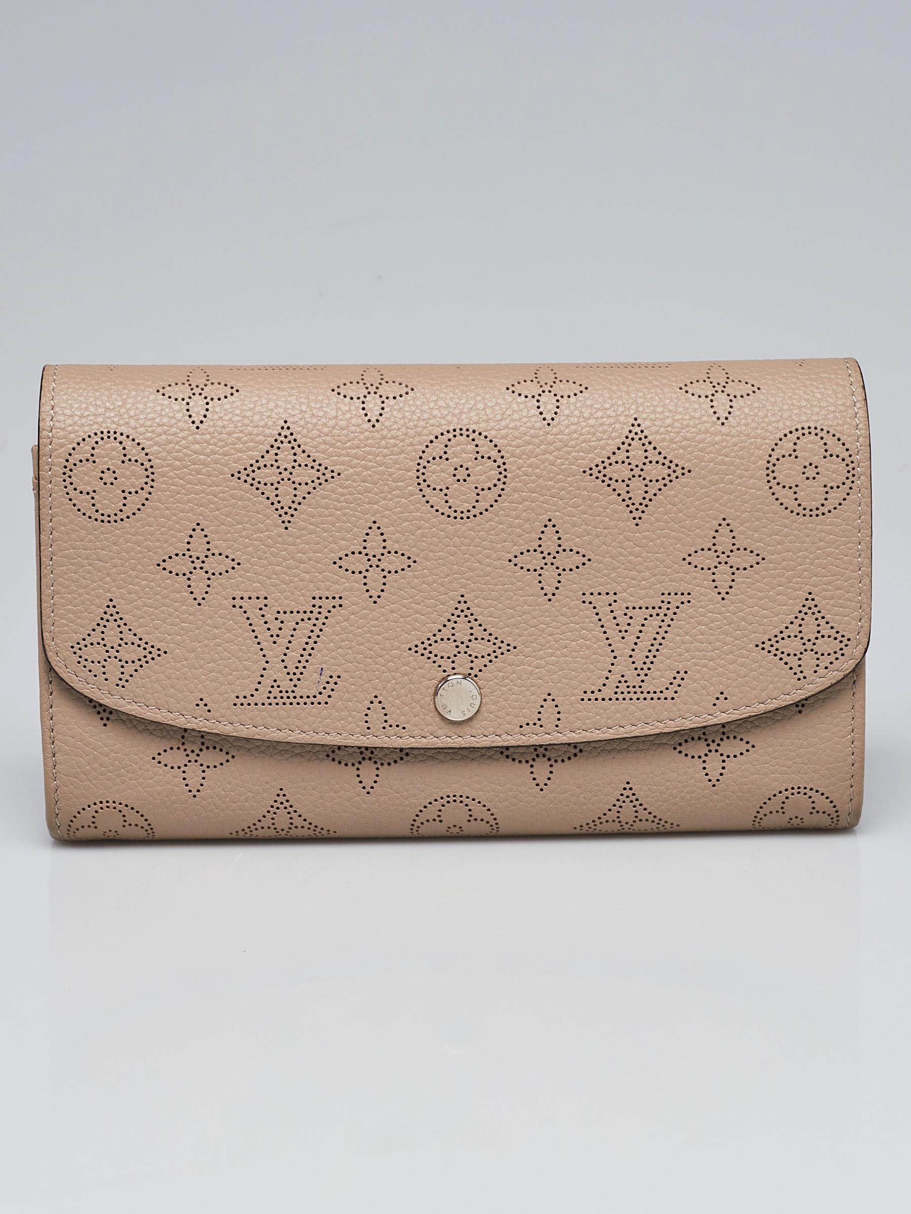 Louis Vuitton Galet Monogram Mahina Leather Iris Wallet - Yoogi's