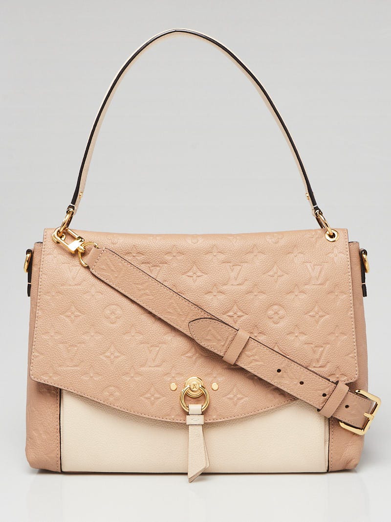 Authentic Louis Vuitton Blanche Monogram MM Handbag