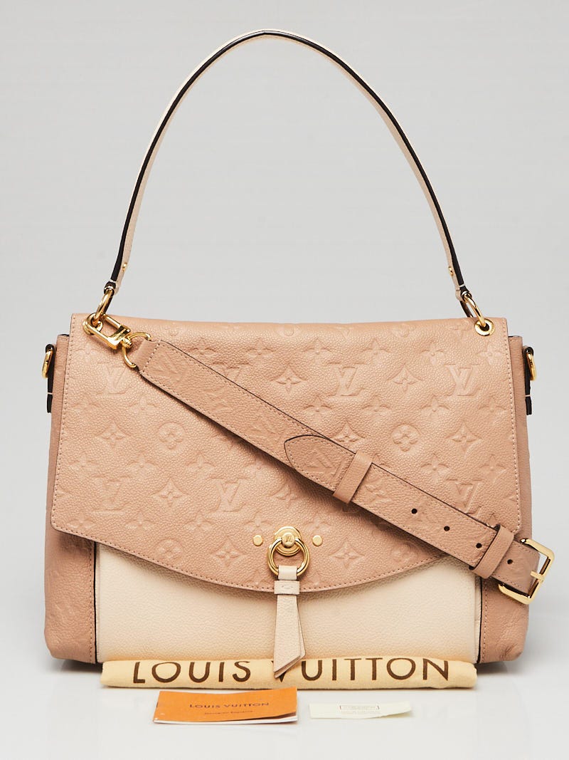 PRE-LOVED Louis Vuitton The Monogram Empreinte Blanche MM Handbag