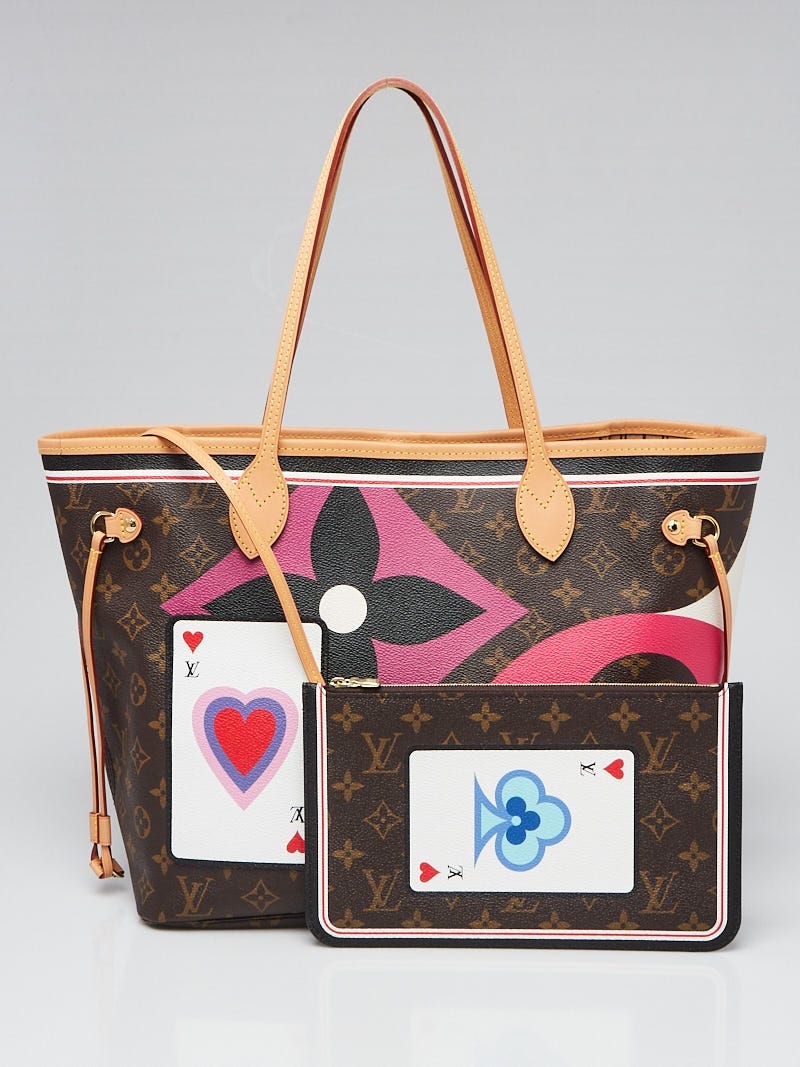 Louis Vuitton Rouge Monogram Canvas Neverfull MM Bag - Yoogi's Closet