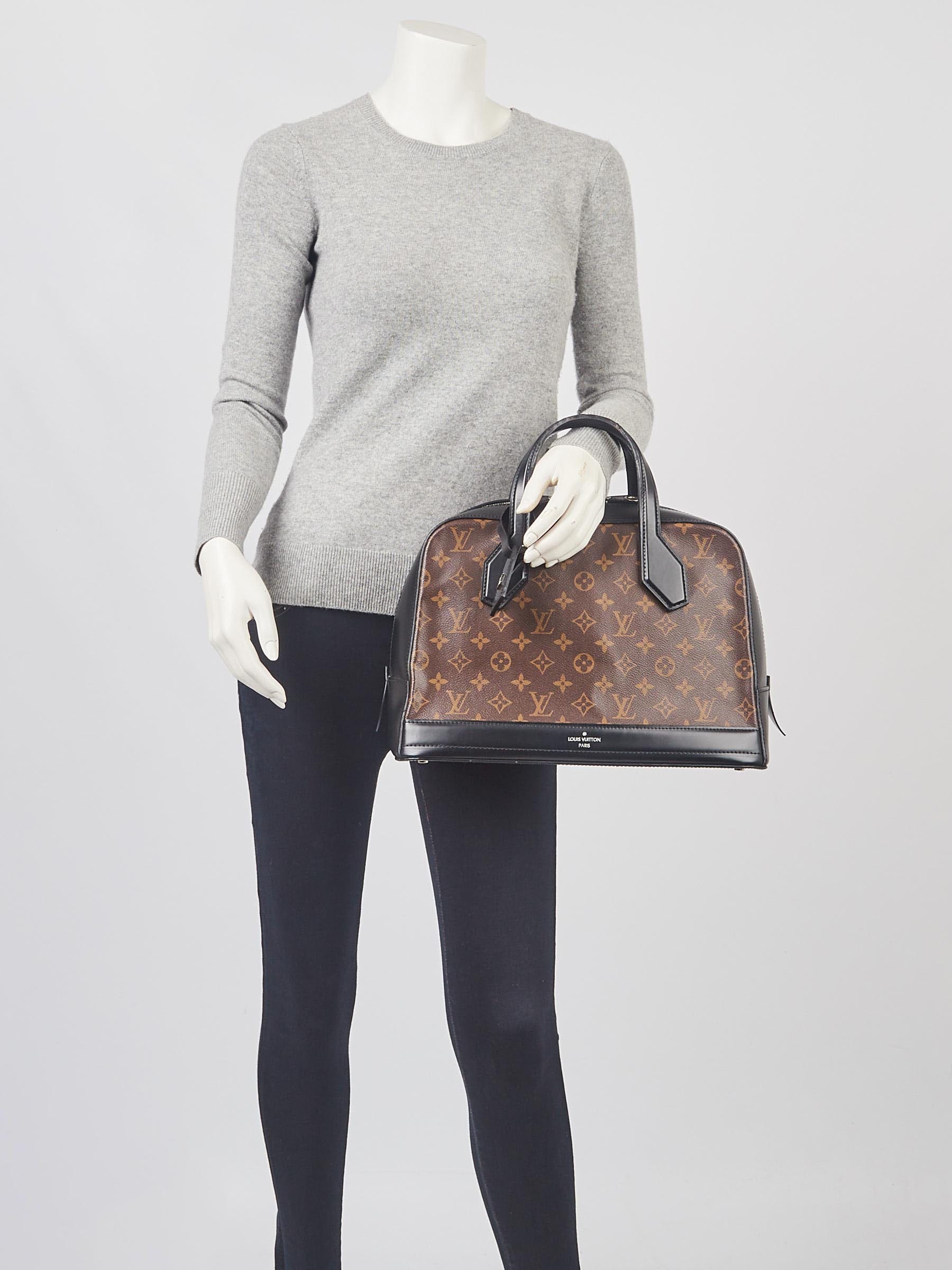 Louis Vuitton Monogram Canvas & Black Leather Dora MM, myGemma