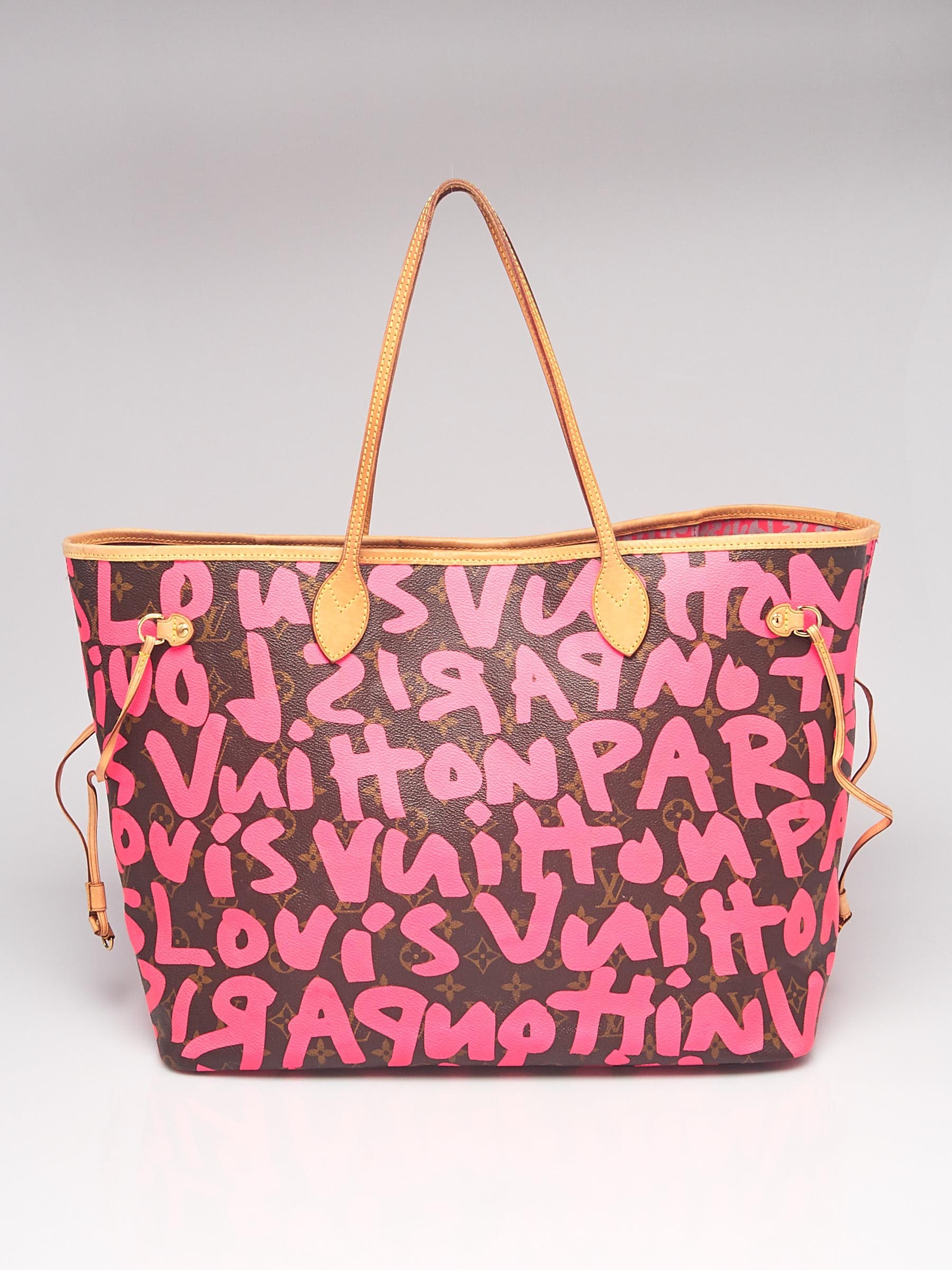 Louis Vuitton Limited Edition Fuchsia Graffiti Stephen Sprouse Neverfull GM  Bag - Yoogi's Closet