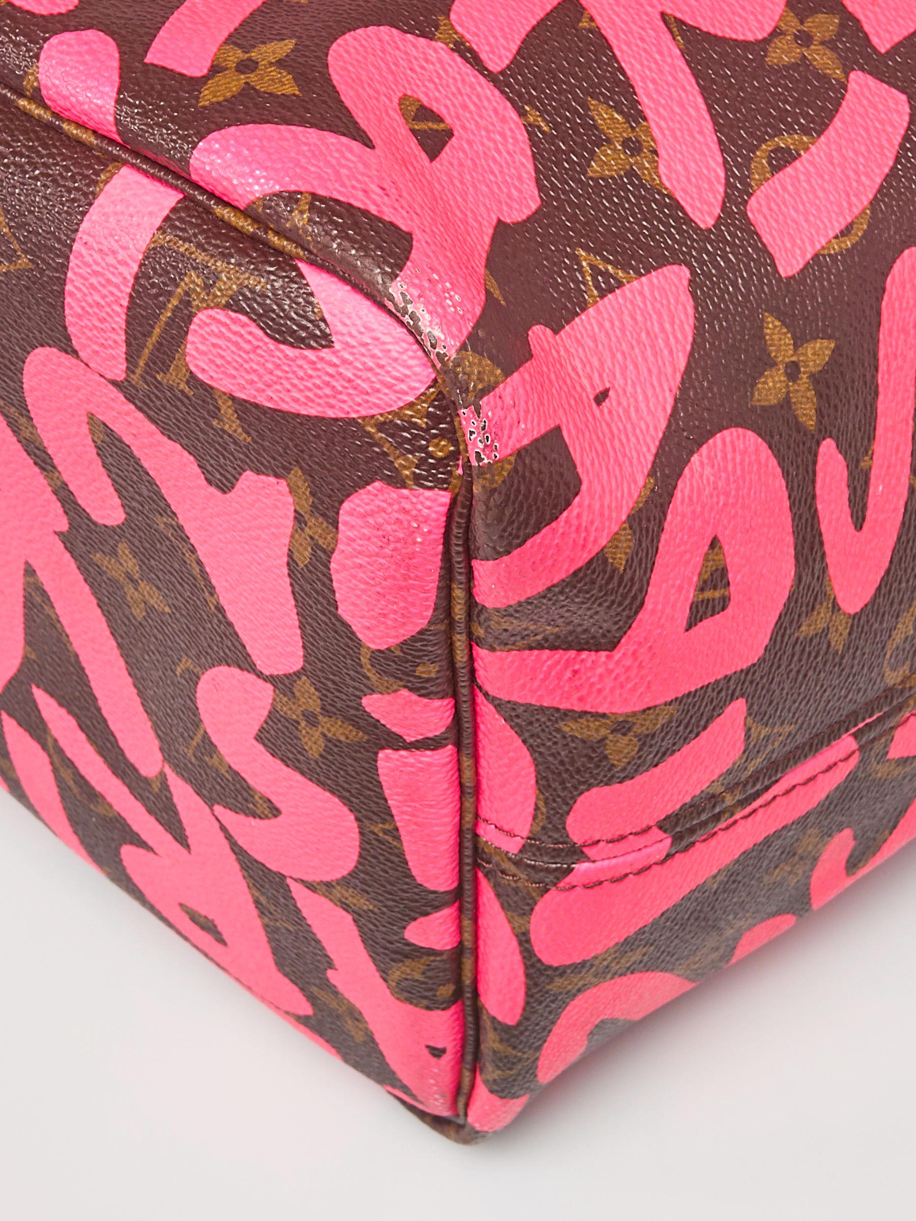 Louis Vuitton Limited Edition Fuchsia Graffiti Stephen Sprouse Neverfull GM  Bag - Yoogi's Closet