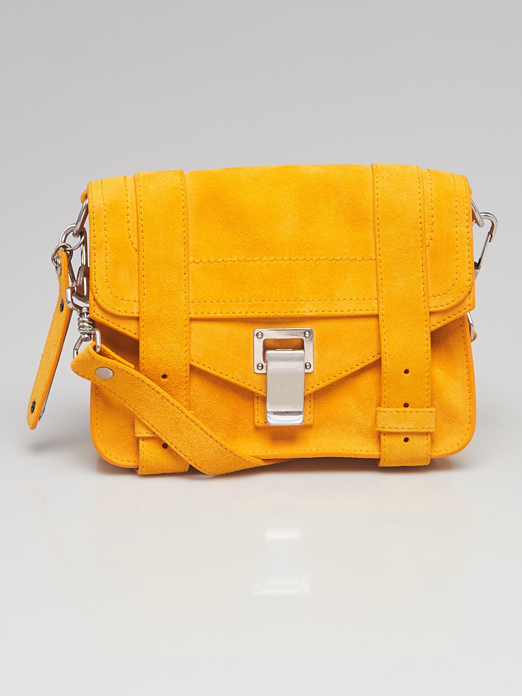 PS1 Mini Crossbody Bag in Suede – Proenza Schouler