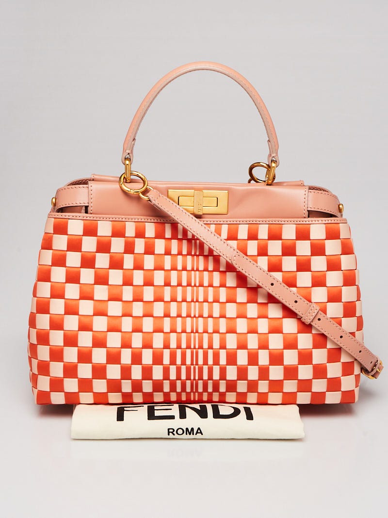 Fendi on sale checkered handbag