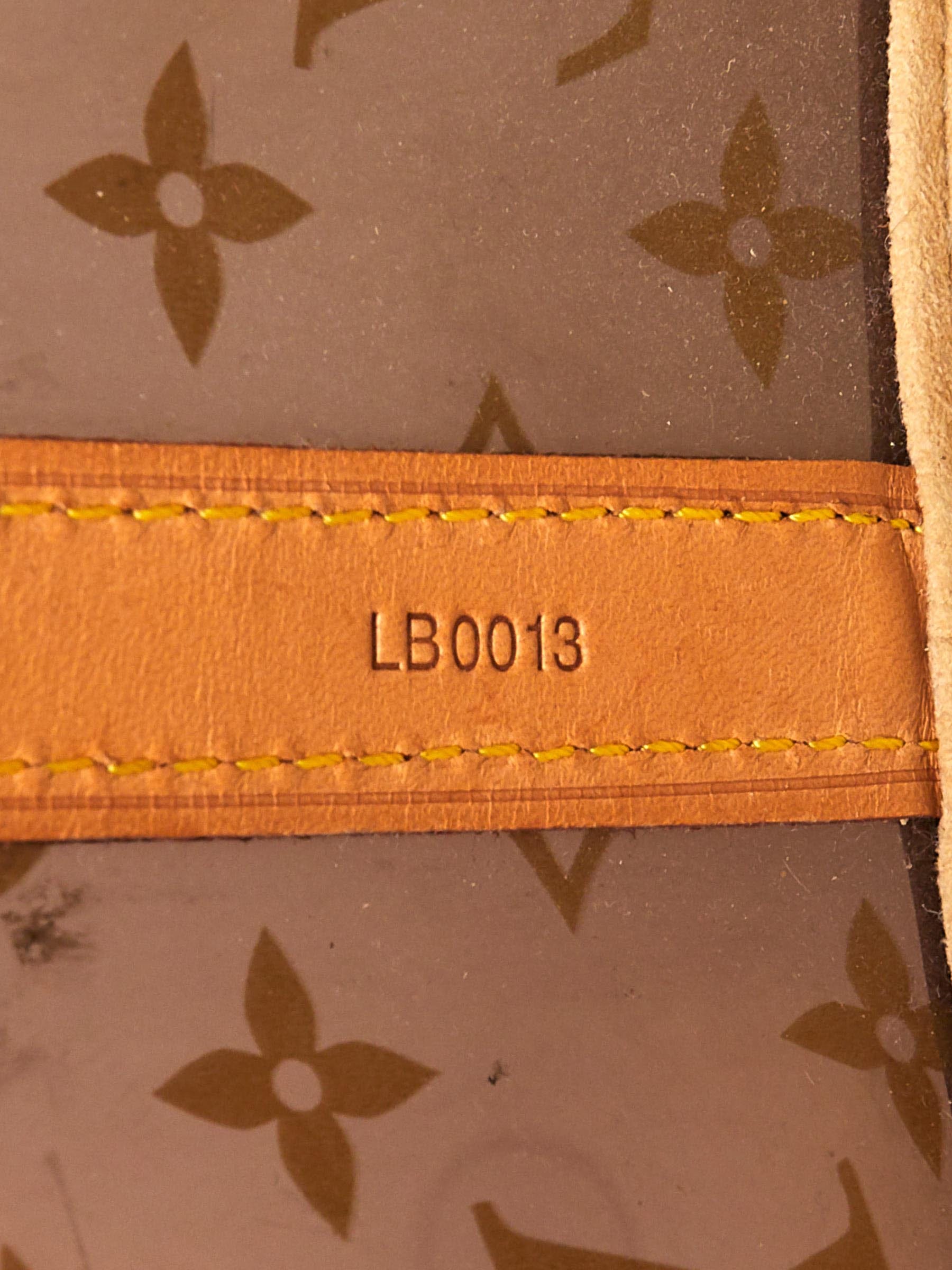 Louis Vuitton Brown Monogram Vinyl Ambre Cabas GM QJB007GZ03005