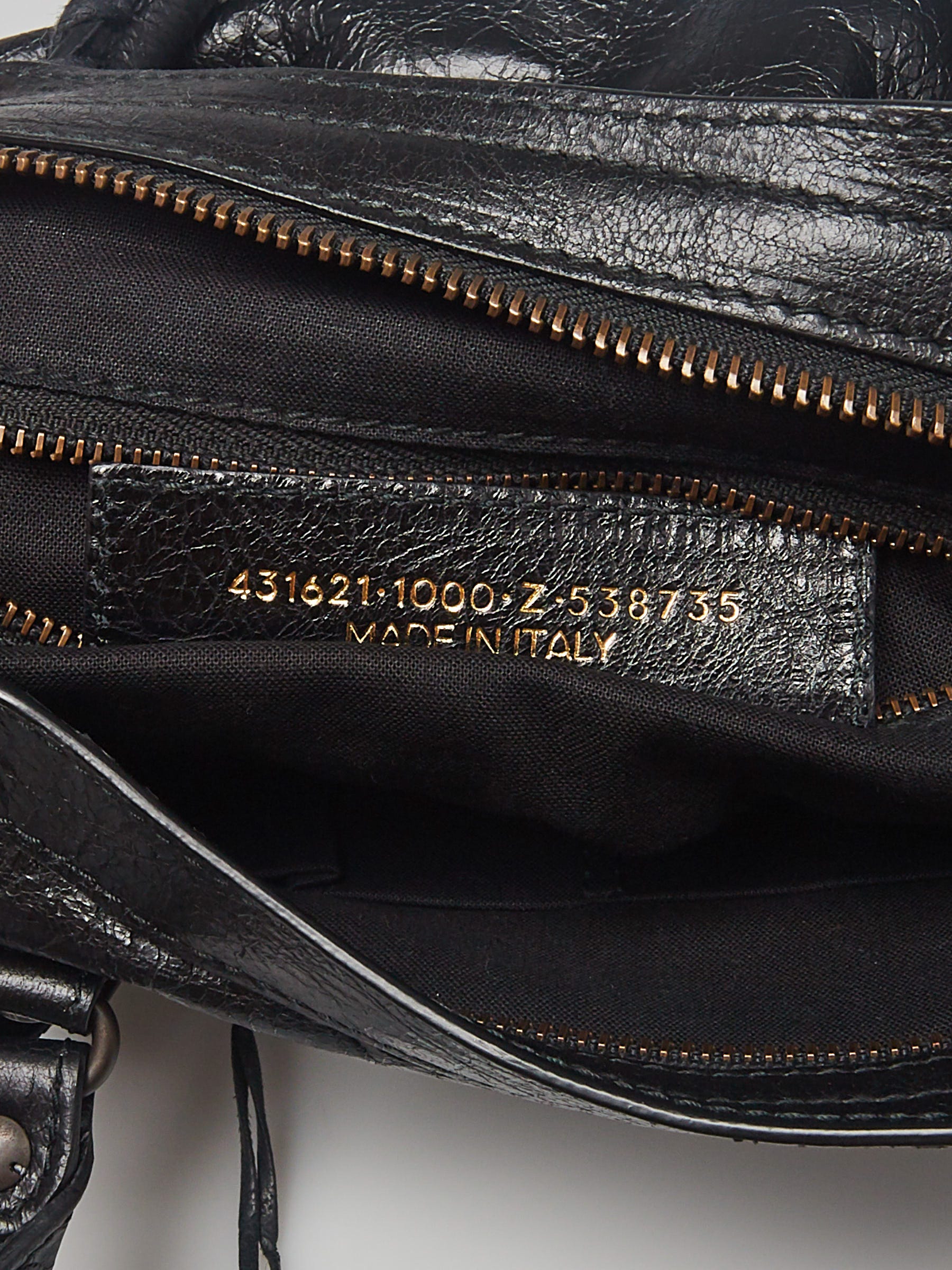 Balenciaga Black Lambskin Leather Motorcycle City Bag – STYLISHTOP