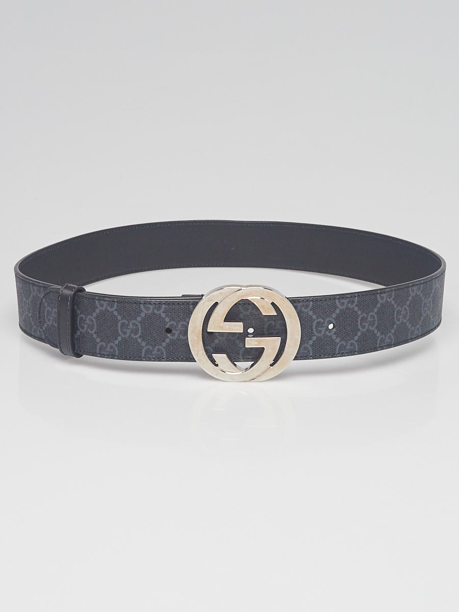 Gucci Interlocking GG Leather Belt