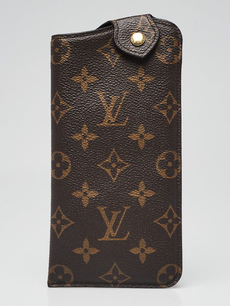 Louis Vuitton // Brown Canvas Etui a Lunettes Sunglasses Case