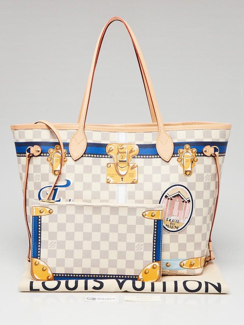 LOUIS VUITTON DAMIER AZUR SUMMER TRUNKS HAWAII NEO NEVERFULL MM - clothing  & accessories - by owner - apparel sale 