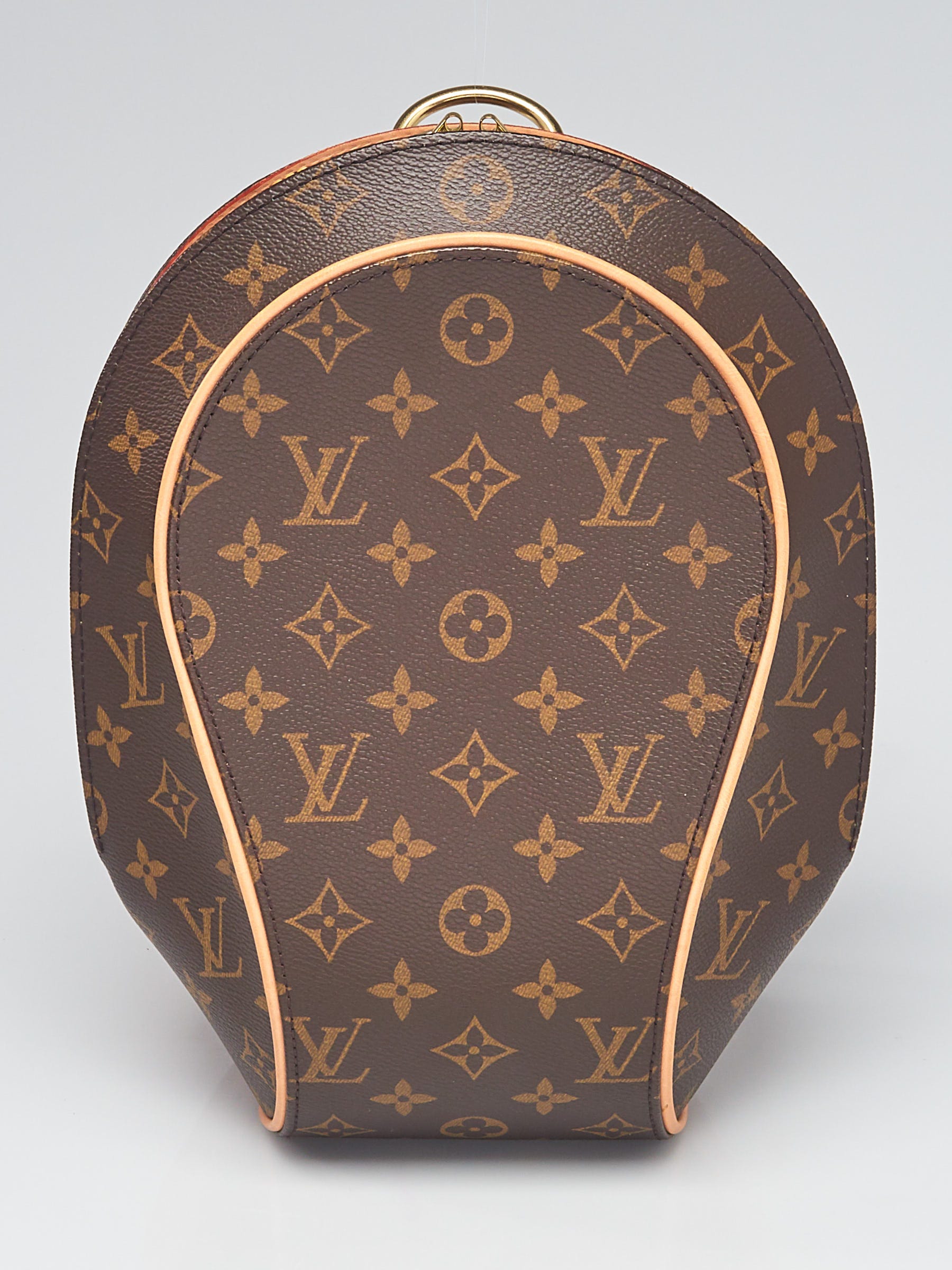 Louis Vuitton Ellipse Coated Canvas Backpack Bag Brown
