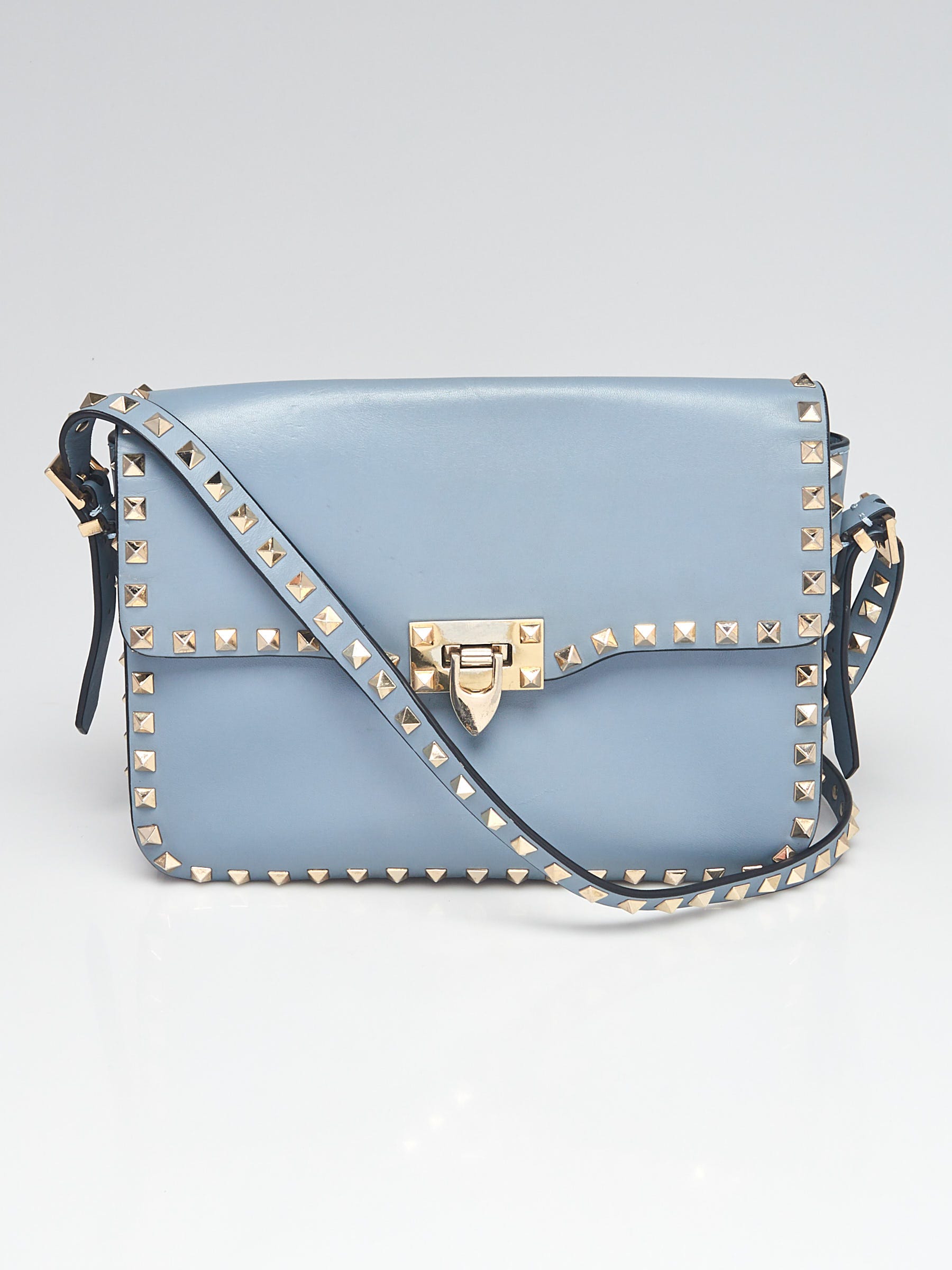 Valentino light store blue bag