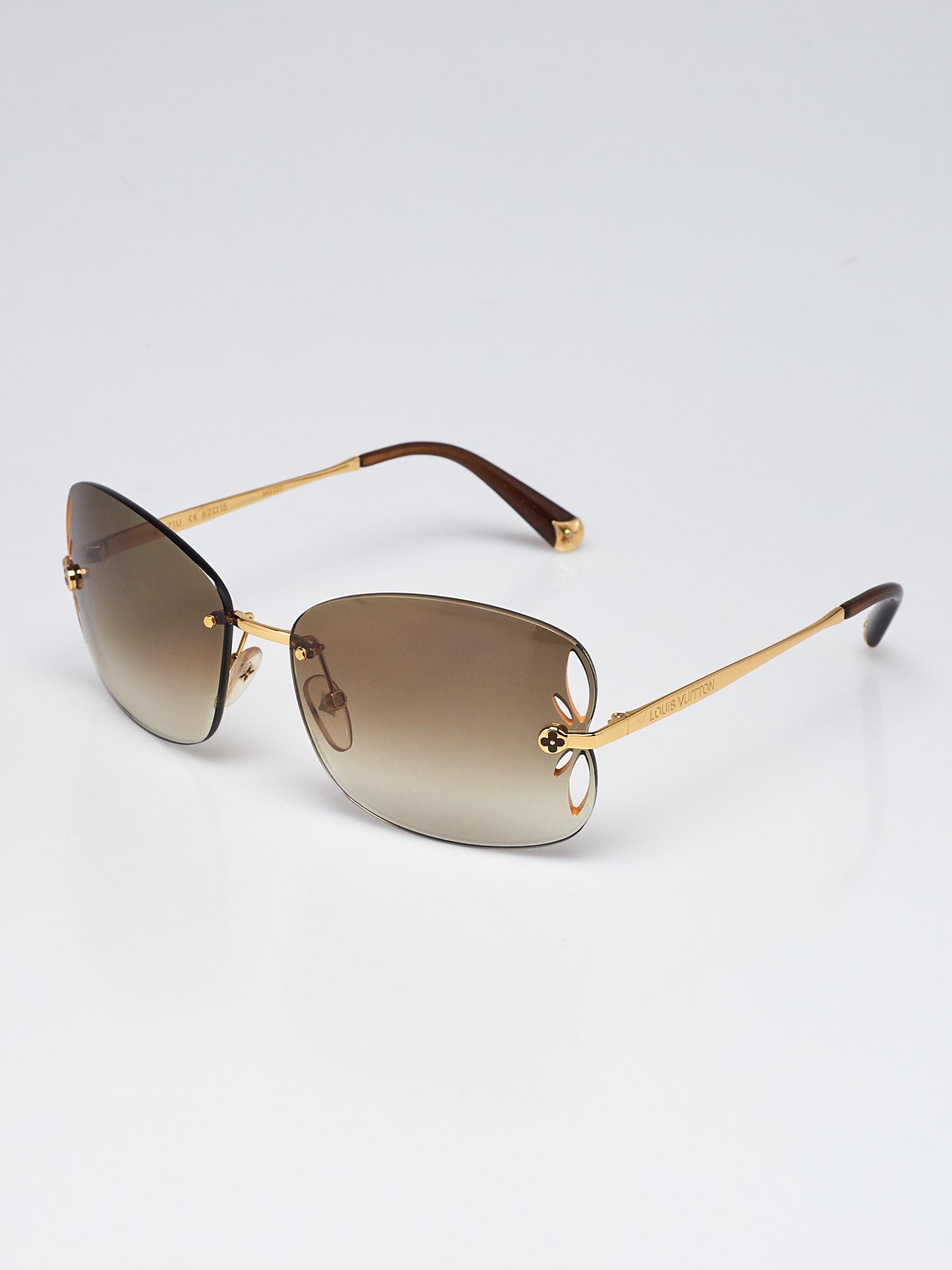 Louis Vuitton Brown/Gold Gradient Z0371U Lily Sunglasses Louis Vuitton