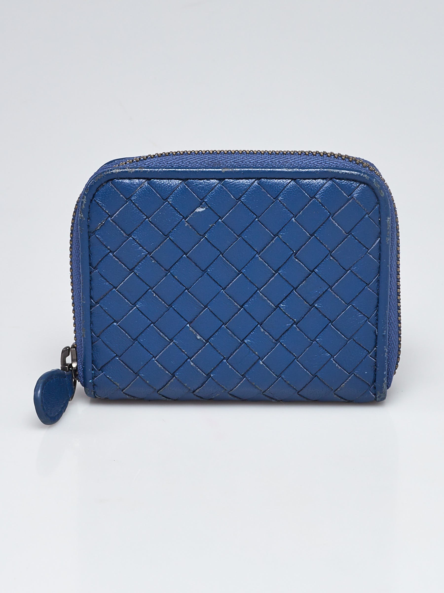 Bottega Veneta® Women's Intrecciato Tri-Fold Wallet With Origami Coin Purse  in Fresh mint. Shop online now.