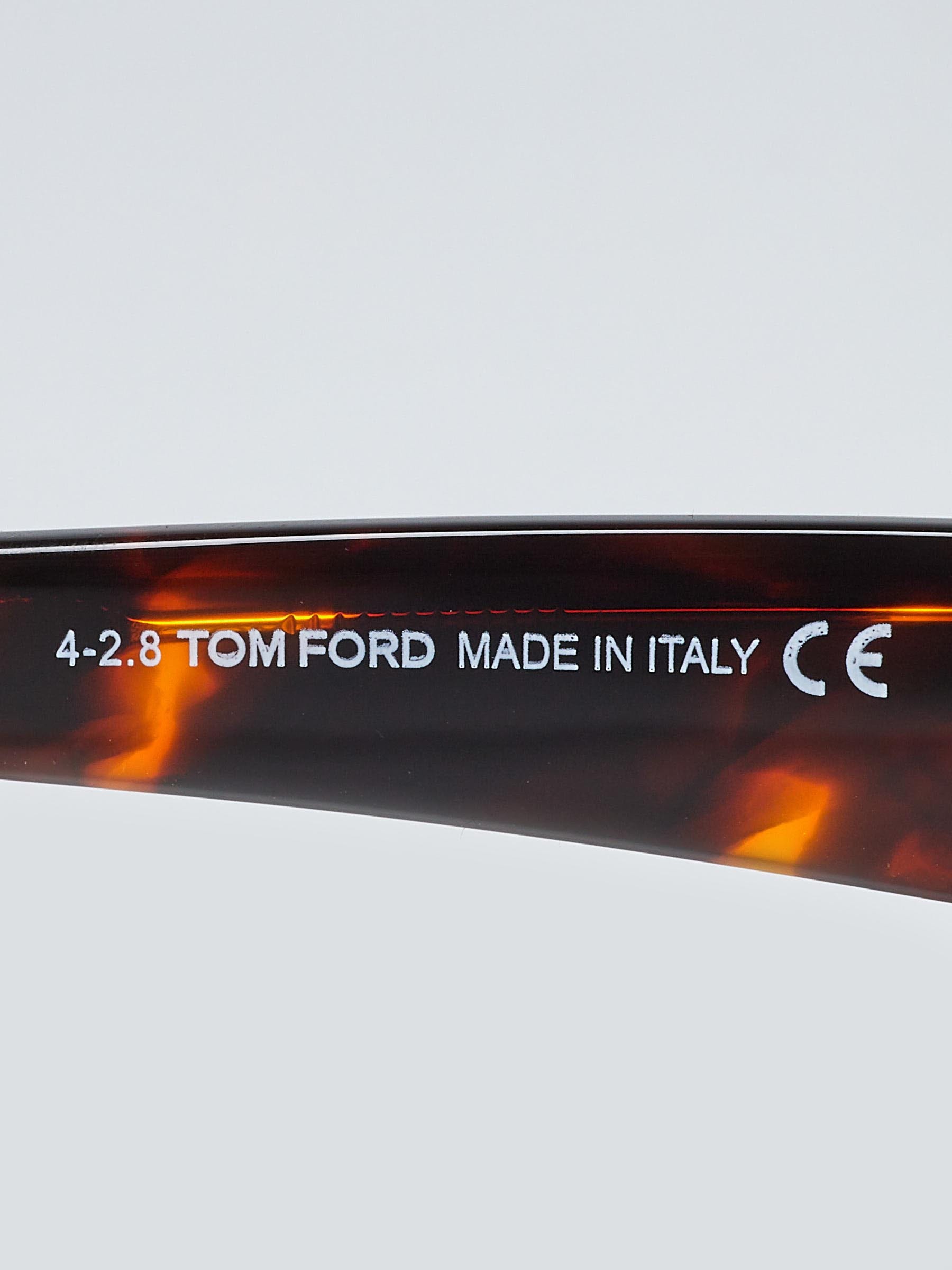 Tom Ford Tortoise Shell Acetate Round Frame Christopher 02