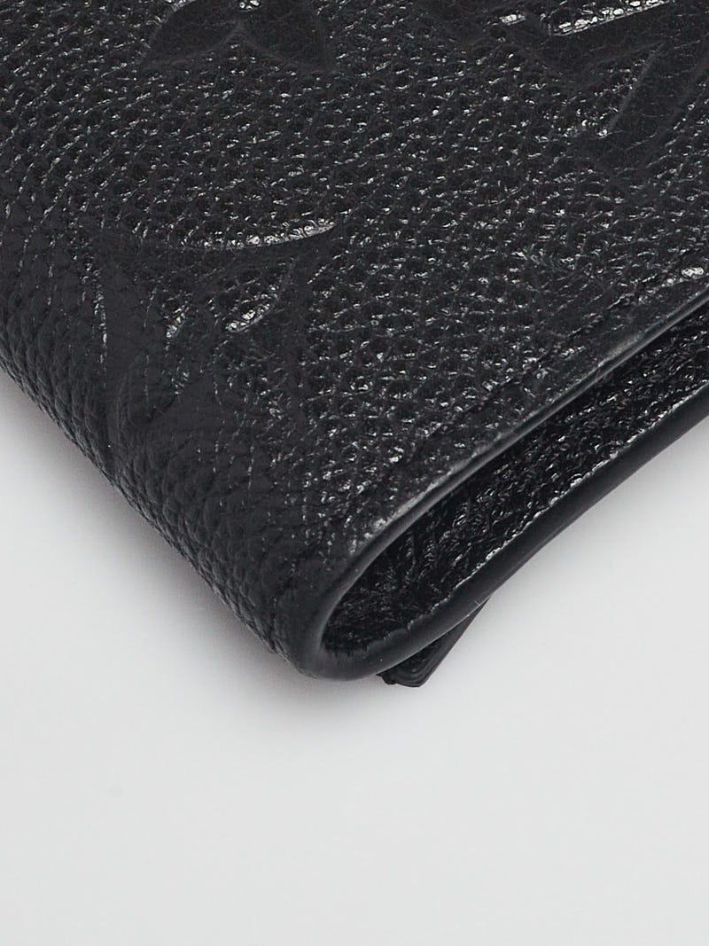 Louis Vuitton Black Monogram Empreinte Pont-Neuf Wallet Leather ref.244039  - Joli Closet