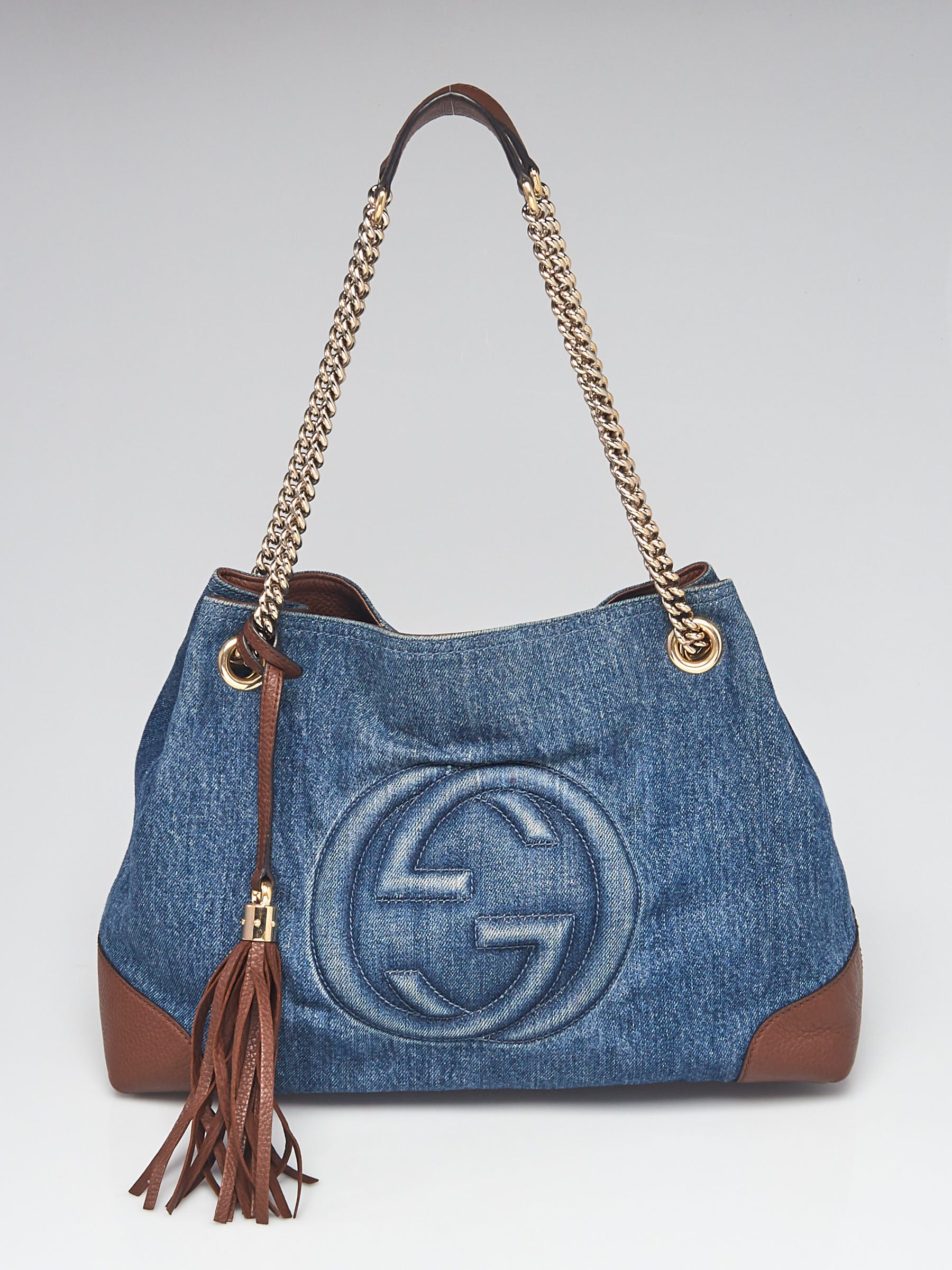 Gucci Denim Tote Bags