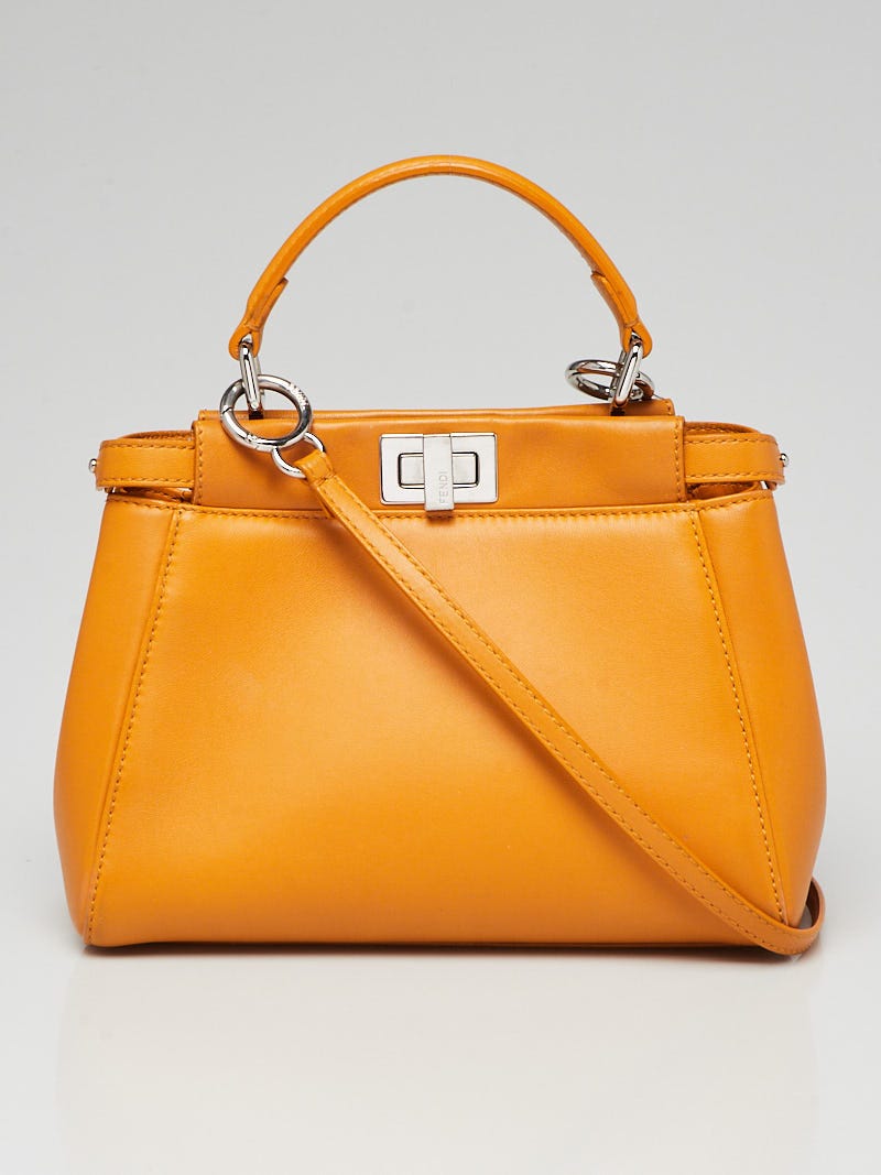 Fendi peekaboo orange on sale